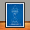 1923 Hot Air Balloon Patent Print - UNFRAMED