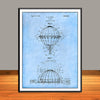 1923 Hot Air Balloon Patent Print - UNFRAMED