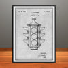 1923 Traffic Light Patent Print - Unframed