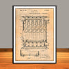 1924 Bryant Heating Apparatus Patent Print - UNFRAMED