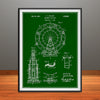 1924 Ferris Wheel Patent Print - Unframed