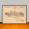 1924 Le Tourneau Scraper Patent Print - Unframed