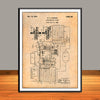 1925 Carrier Refrigerating System Patent Print - UNFRAMED