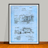 1925 Concrete Mixer Truck Patent Print - UNFRAMED