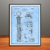1925 Gas Pump Patent Print - Unframed