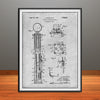 1925 Gas Pump Patent Print - Unframed