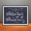 1926 Gill Automobile Hauler Truck Patent Print - Unframed