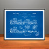 1926 Gill Automobile Hauler Truck Patent Print - Unframed