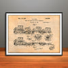 1926 Gill Automobile Hauler Truck Patent Print - Unframed
