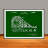 1927 Traver Roller Coaster Patent Print - UNFRAMED