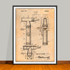 1927 Doctors Otoscope Patent Print - Unframed - Unframed