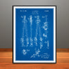 1927 Drafting Compass Patent Print - Unframed