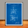 1927 Tesla Flying Machine Airplane Patent Print - Unframed