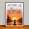 Motorcycle Embellished Patent Art Print, Man Cave Decor, Garage Art - 2 Styles – UNFRAMED