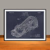 1928 Cyclone Roller Coaster Horizontal Patent Print - Unframed