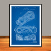 1928 Cyclone Roller Coaster Patent Print - Unframed