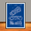 1928 Cyclone Roller Coaster Patent Print - Unframed