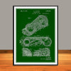 1928 Cyclone Roller Coaster Patent Print - Unframed