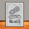 1928 Cyclone Roller Coaster Patent Print - Unframed