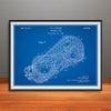 1928 Cyclone Roller Coaster Horizontal Patent Print - Unframed