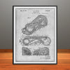 1928 Cyclone Roller Coaster Patent Print - Unframed