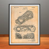 1928 Cyclone Roller Coaster Patent Print - Unframed