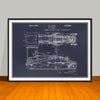 1929 Adams Road Grader Patent Print - UNFRAMED
