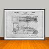 1929 Adams Road Grader Patent Print - UNFRAMED