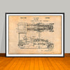 1929 Adams Road Grader Patent Print - UNFRAMED