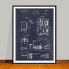 1929 Anesthetic Machine Patent Print - UNFRAMED