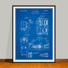 1929 Anesthetic Machine Patent Print - UNFRAMED