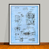 1929 Anesthetic Machine Patent Print - UNFRAMED