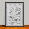1929 Anesthetic Machine Patent Print - UNFRAMED