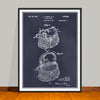 1929 Antique Fishing Creel Patent Print - UNFRAMED