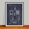 1929 Conrad Vacuum Tube Patent Print - UNFRAMED