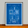 1929 Conrad Vacuum Tube Patent Print - UNFRAMED
