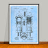 1929 Conrad Vacuum Tube Patent Print - UNFRAMED