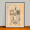 1929 Conrad Vacuum Tube Patent Print - UNFRAMED