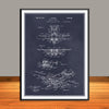 1929 Sikorsky Amphibian Aircraft Patent Print - Unframed