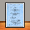 1929 Sikorsky Amphibian Aircraft Patent Print - Unframed