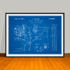 1929 Electric Tattooing Device Horizontal Patent Print - Unframed