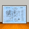 1929 Electric Tattooing Device Horizontal Patent Print - Unframed