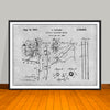 1929 Electric Tattooing Device Horizontal Patent Print - Unframed