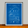 1930 Fishing Rod Patent Print - Unframed