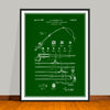 1930 Fishing Rod Patent Print - Unframed