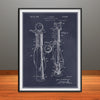 1930 Antique Gas Pump Patent Print - Unframed