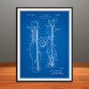 1930 Antique Gas Pump Patent Print - Unframed