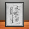 1930 Antique Gas Pump Patent Print - Unframed