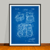1931 Antique Burch Fishing Creel Patent Print - Unframed