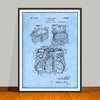 1931 Antique Burch Fishing Creel Patent Print - Unframed